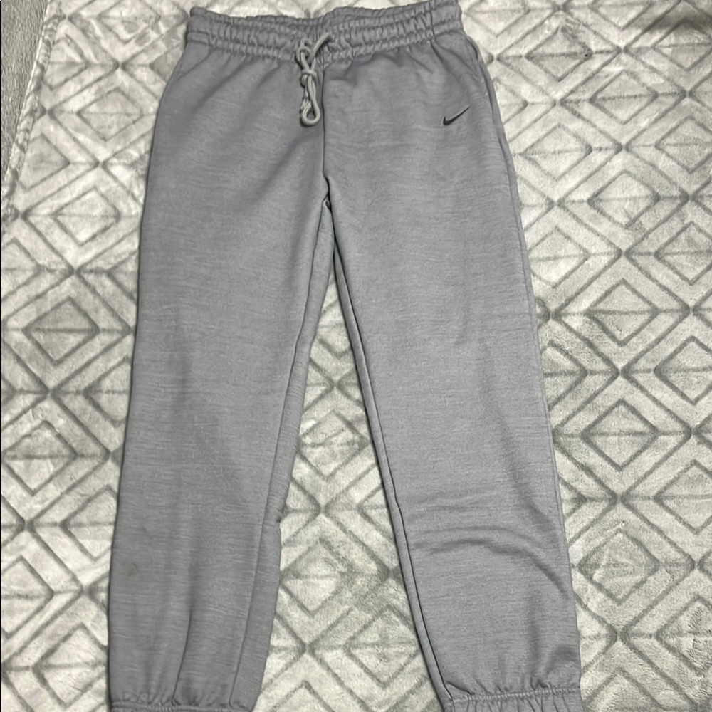Nike Gray Sweatpants Elastic Waistband Joggers